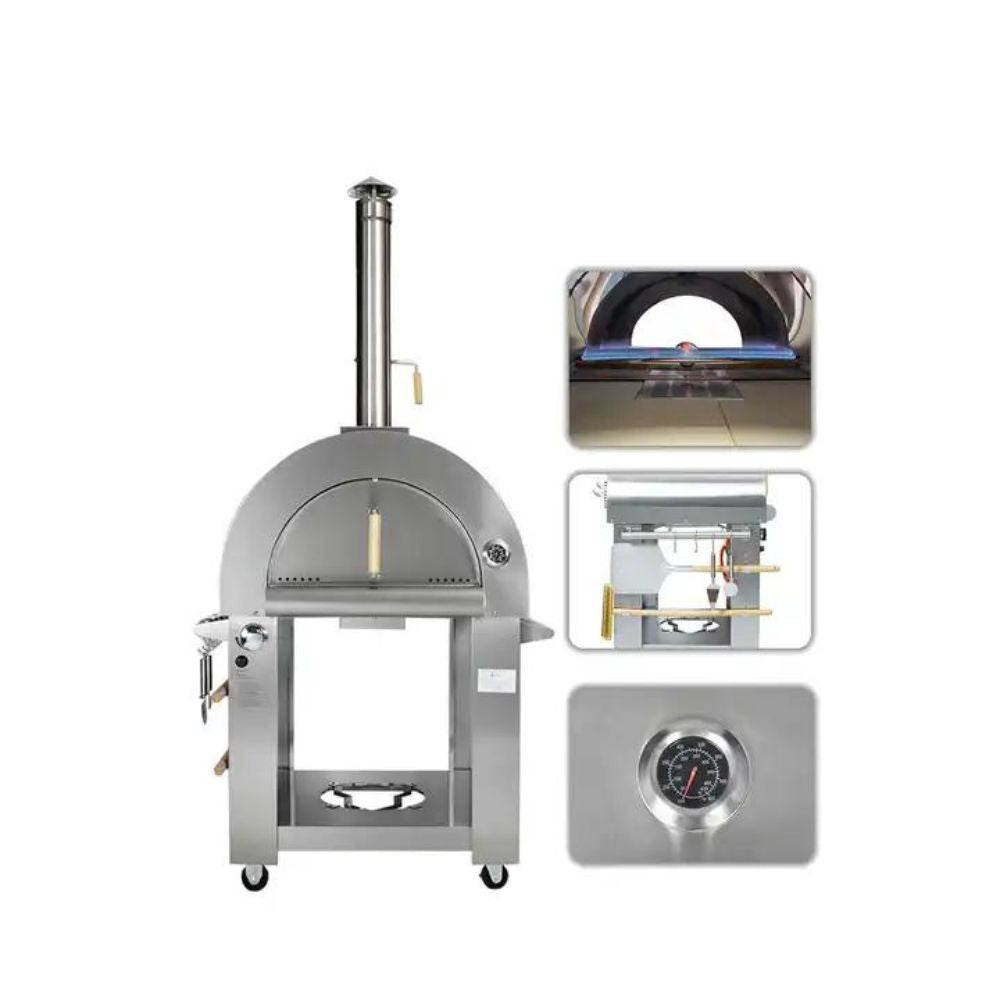 Rapid Heating Wood Fired Pizza Oven